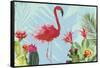 Flamingo in the Mix-Aimee Wilson-Framed Stretched Canvas