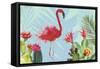 Flamingo in the Mix-Aimee Wilson-Framed Stretched Canvas