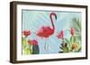 Flamingo in the Mix-Aimee Wilson-Framed Art Print