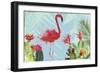 Flamingo in the Mix-Aimee Wilson-Framed Art Print