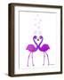 Flamingo Love Connection-Sartoris ART-Framed Giclee Print