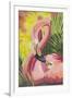 Flamingo Mom-Kestrel Michaud-Framed Giclee Print