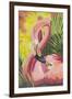 Flamingo Mom-Kestrel Michaud-Framed Giclee Print