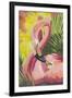 Flamingo Mom-Kestrel Michaud-Framed Giclee Print