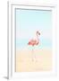 Flamingo on the Beach II-Tai Prints-Framed Art Print