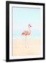 Flamingo on the Beach II-Tai Prints-Framed Art Print