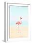 Flamingo on the Beach II-Tai Prints-Framed Art Print