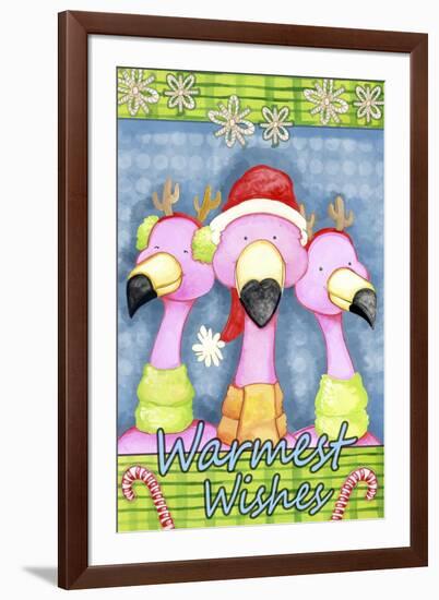 Flamingo Party-Valarie Wade-Framed Giclee Print