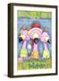 Flamingo Party-Valarie Wade-Framed Giclee Print