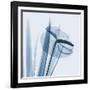 Flamingo Plant in Blue-Albert Koetsier-Framed Art Print