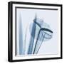 Flamingo Plant in Blue-Albert Koetsier-Framed Art Print