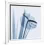 Flamingo Plant in Blue-Albert Koetsier-Framed Art Print