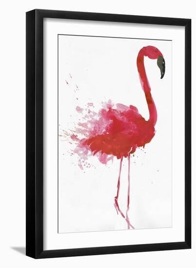 Flamingo Portrait II-Aimee Wilson-Framed Art Print