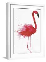 Flamingo Portrait II-Aimee Wilson-Framed Art Print