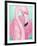 Flamingo Portrait-Elizabeth Medley-Framed Art Print