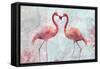 Flamingo Power-Cora Niele-Framed Stretched Canvas