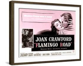 Flamingo Road, Joan Crawford, David Brian, 1949-null-Framed Art Print