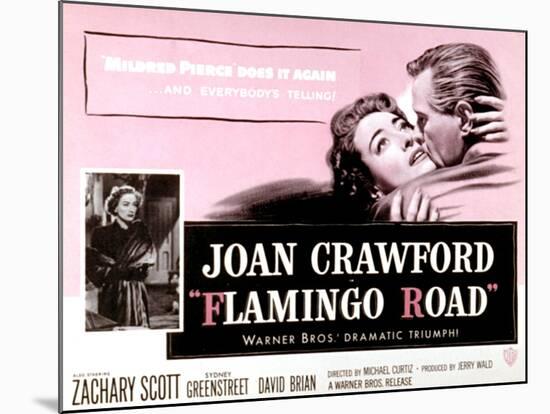 Flamingo Road, Joan Crawford, David Brian, 1949-null-Mounted Art Print