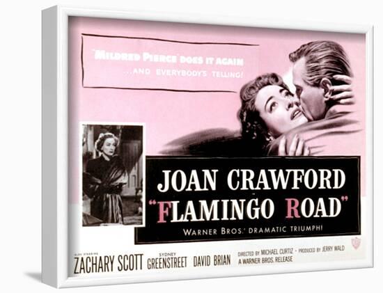 Flamingo Road, Joan Crawford, David Brian, 1949-null-Framed Art Print