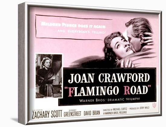 Flamingo Road, Joan Crawford, David Brian, 1949-null-Framed Art Print