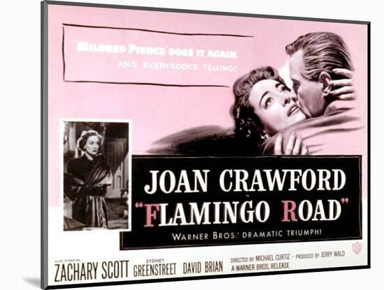 Flamingo Road, Joan Crawford, David Brian, 1949-null-Mounted Art Print