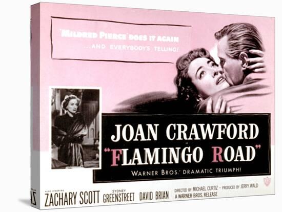 Flamingo Road, Joan Crawford, David Brian, 1949-null-Stretched Canvas