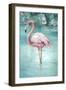 Flamingo Romance I-Eli Jones-Framed Art Print