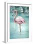 Flamingo Romance I-Eli Jones-Framed Art Print