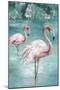 Flamingo Romance II-Eli Jones-Mounted Art Print