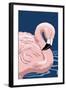 Flamingo Solo-Lantern Press-Framed Art Print