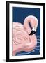 Flamingo Solo-Lantern Press-Framed Art Print