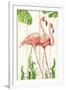 Flamingo Stroll 1-Mary Escobedo-Framed Art Print