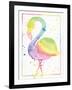 Flamingo Sunrise-Ashley Sta Teresa-Framed Art Print