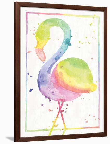 Flamingo Sunrise-Ashley Sta Teresa-Framed Art Print