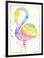 Flamingo Sunrise-Ashley Sta Teresa-Framed Art Print