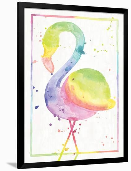 Flamingo Sunrise-Ashley Sta Teresa-Framed Art Print