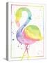 Flamingo Sunrise-Ashley Sta Teresa-Stretched Canvas