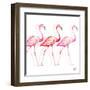 Flamingo Trio I-Tiffany Hakimipour-Framed Art Print