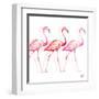 Flamingo Trio I-Tiffany Hakimipour-Framed Art Print