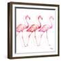 Flamingo Trio I-Tiffany Hakimipour-Framed Art Print