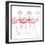 Flamingo Trio I-Tiffany Hakimipour-Framed Art Print