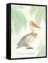 Flamingo Tropicale I-Sue Schlabach-Framed Stretched Canvas