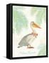 Flamingo Tropicale I-Sue Schlabach-Framed Stretched Canvas