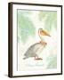 Flamingo Tropicale I-Sue Schlabach-Framed Art Print