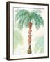 Flamingo Tropicale III-Sue Schlabach-Framed Art Print