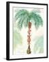 Flamingo Tropicale III-Sue Schlabach-Framed Art Print