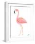 Flamingo Walk III-Julie DeRice-Framed Art Print