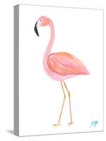 Flamingo Walk III-Julie DeRice-Stretched Canvas
