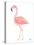 Flamingo Walk III-Julie DeRice-Stretched Canvas