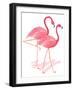 Flamingo Walk Watercolor I-Andi Metz-Framed Art Print